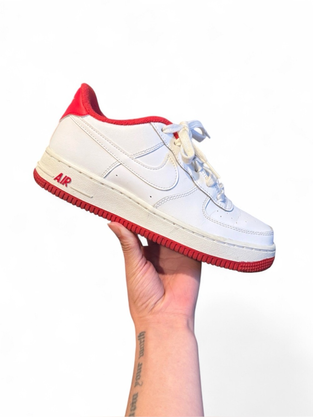 Nike Kids' Air Force 1 University Red Low | Casual Lifestyle